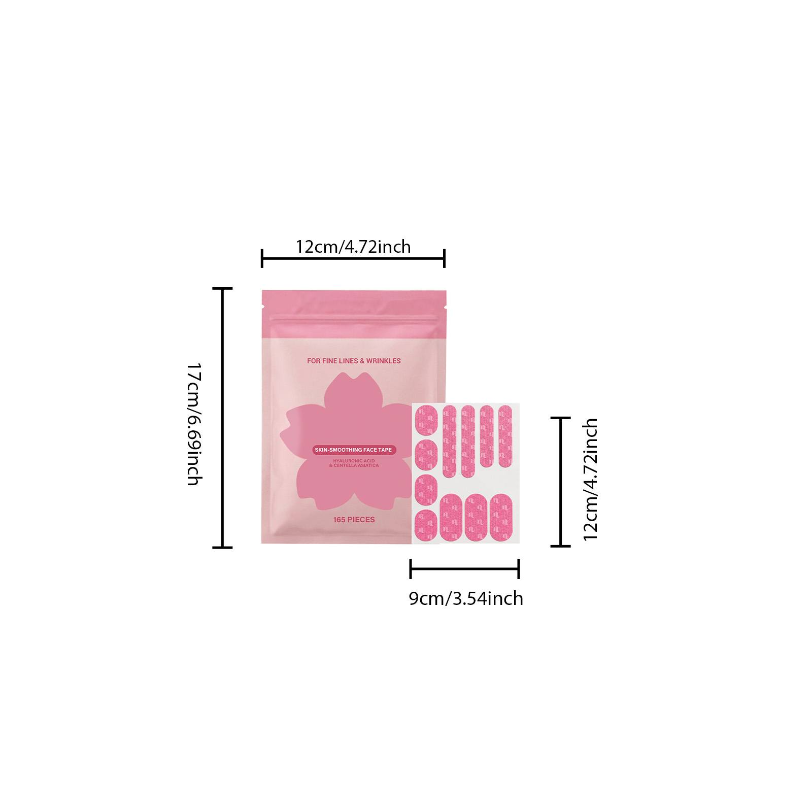 Facial Patch Soft Moisture Lock Light Breathable Firm Adhere Long Last Hydrate Eye Face Dual Use
