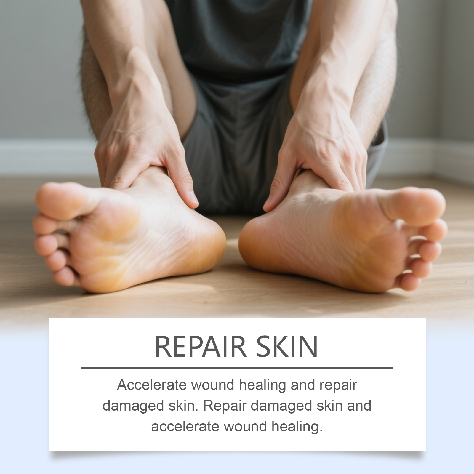 Foot Care Cream Gentle Light Texture Skin Fresh Soft Smooth Comfort Daily Apply For Foot Treatment