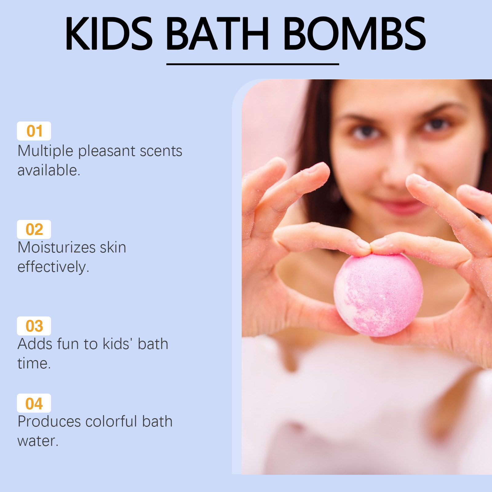 Fun Surprise Bath Bomb Mild Cleansing Skin Care Interesting Easy Rinse Body Bath