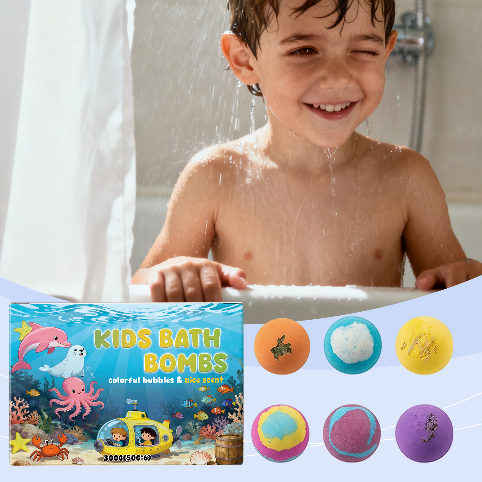 Fun Surprise Bath Bomb Mild Cleansing Skin Care Interesting Easy Rinse Body Bath