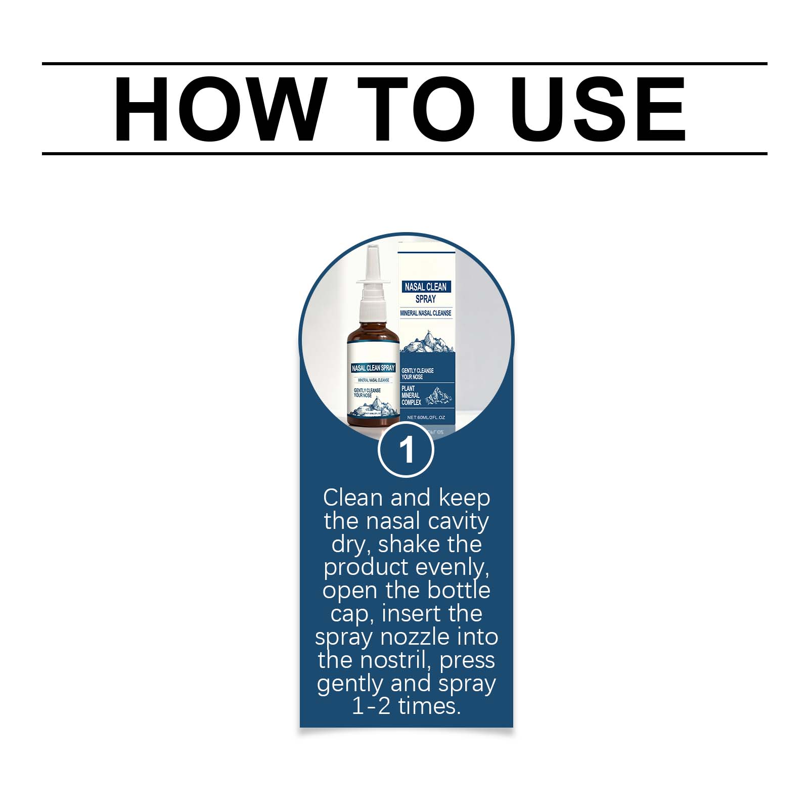 Nose Gentle Cleansing Spray Mild Ingredients Daily Nourishing Care Nasal Comfort Nursing Spray