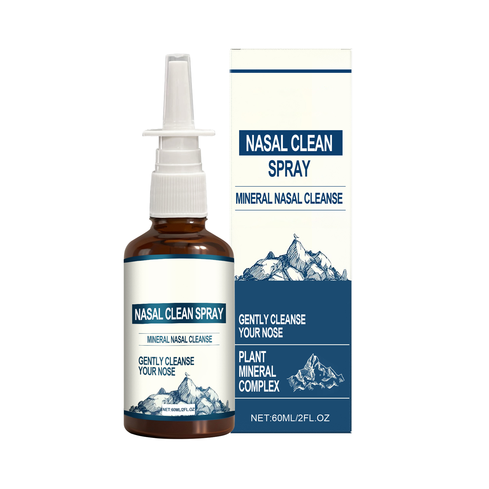 Nose Gentle Cleansing Spray Mild Ingredients Daily Nourishing Care Nasal Comfort Nursing Spray