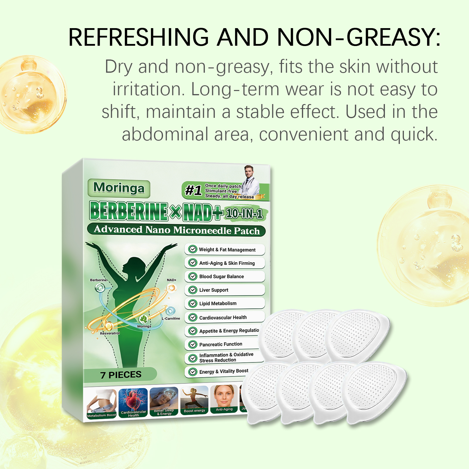Body Care Patch Comfort Skin Friendly Daily Convenient Light Protect Skin Gentle External Body Care Patch