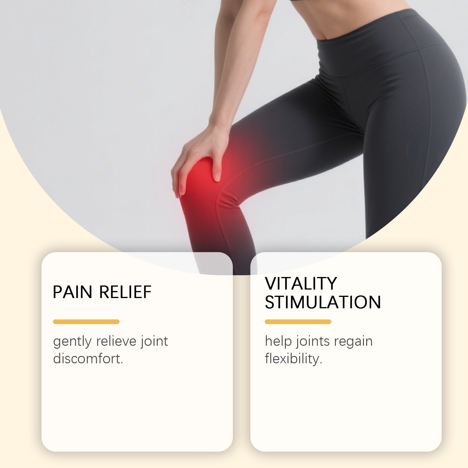 Joint Comfort Cream Mild Nourishing Cool Breathable Soft Light Elbow Shoulder Knee Daily Apply Massage