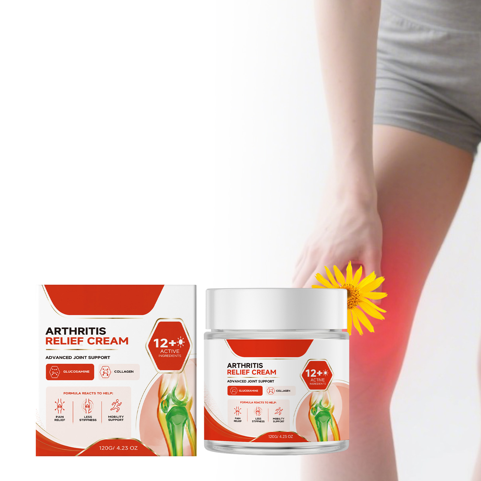 Joint Comfort Cream Mild Nourishing Cool Breathable Soft Light Elbow Shoulder Knee Daily Apply Massage
