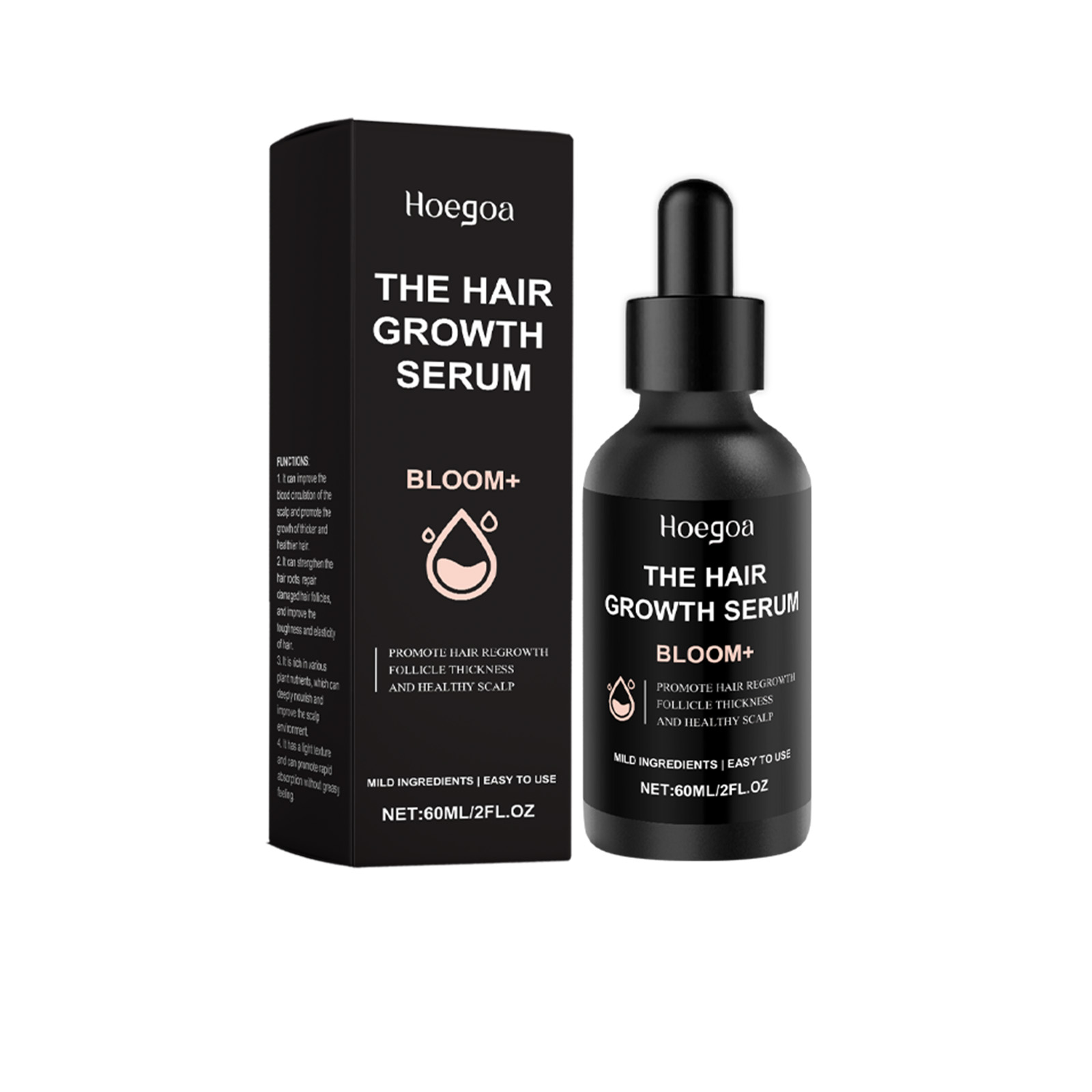 Hair Care Essence Nourishes Hair Follicles Improves Hair Texture Moisturizes Scalp Revitalizes Shiny Tresses