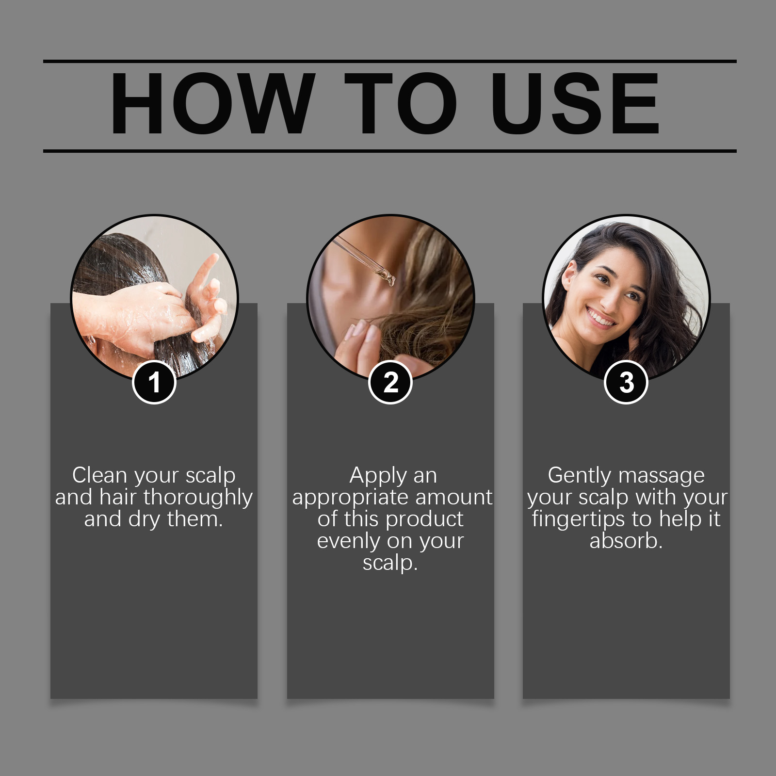 Hair Care Essence Nourishes Hair Follicles Improves Hair Texture Moisturizes Scalp Revitalizes Shiny Tresses