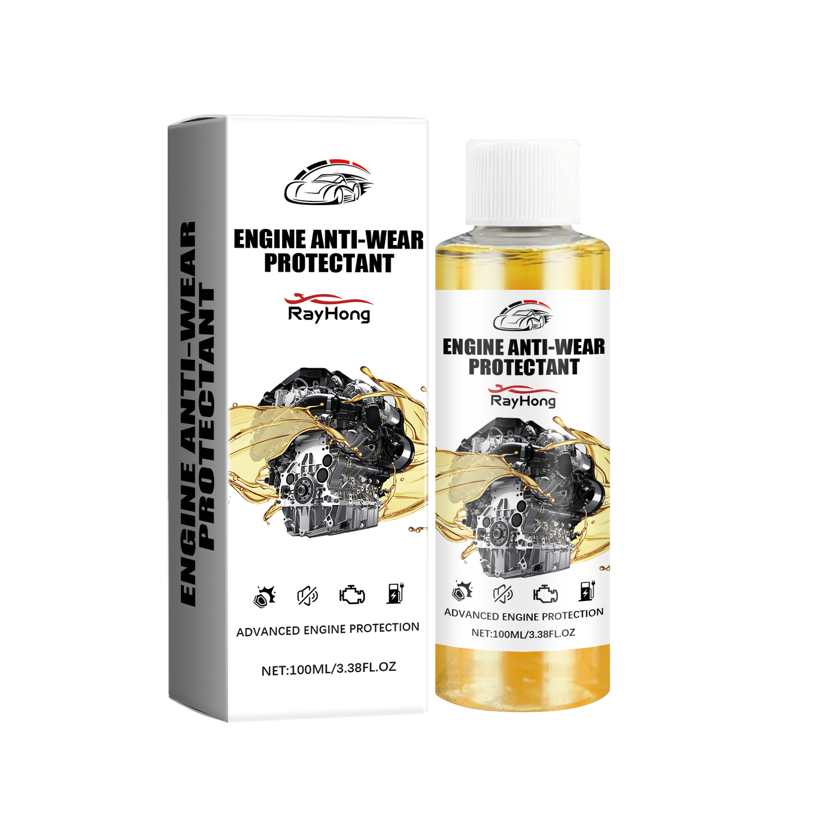 Engine Antiwear Protectant Reduce Noise Stabilize Vibration Anti Rust Car Engine Maintenance Protectant