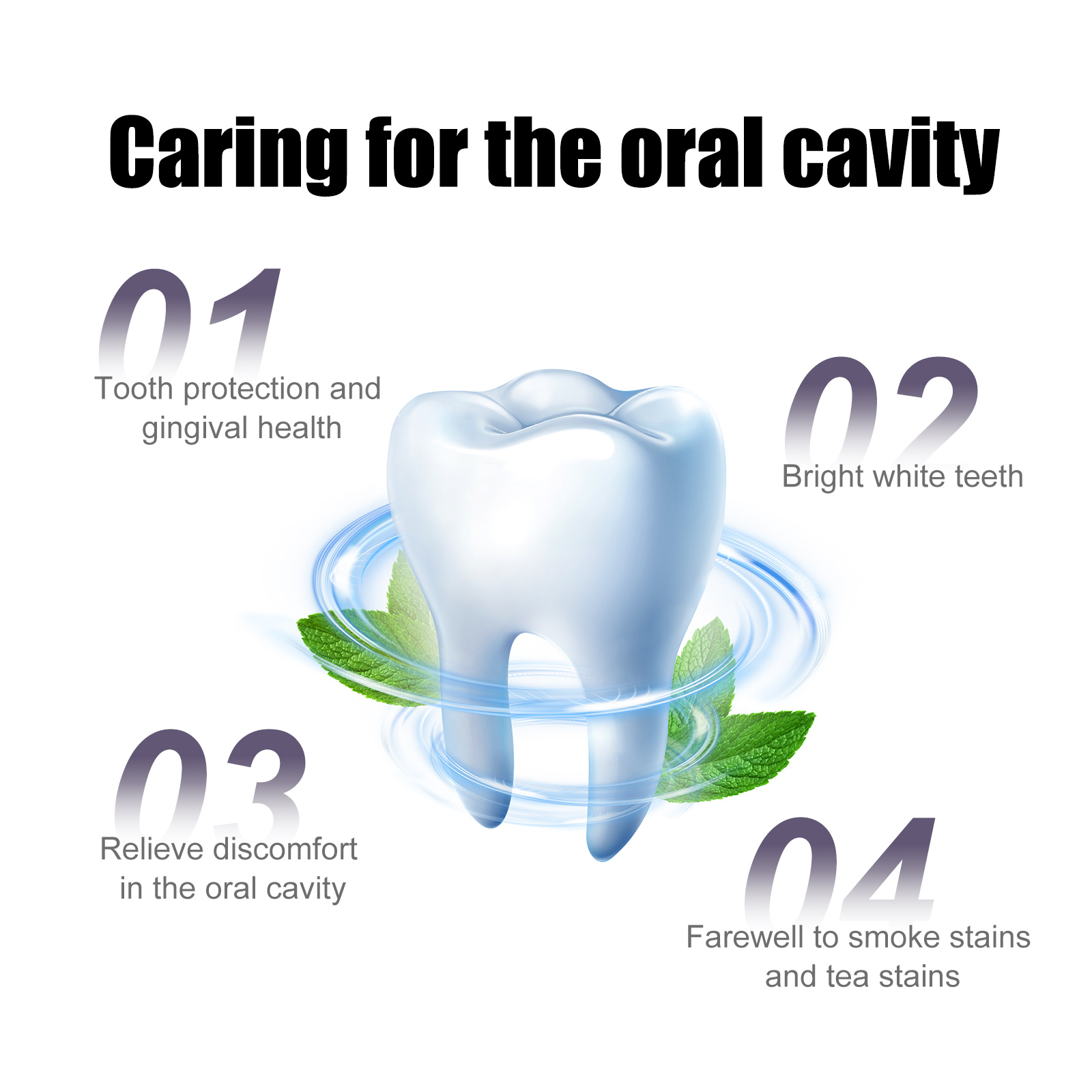 V34 Purple Toothpaste Stain Removal Breath Freshening Gentle Gum Care For Whiter Teeth Daily Oral Hygiene