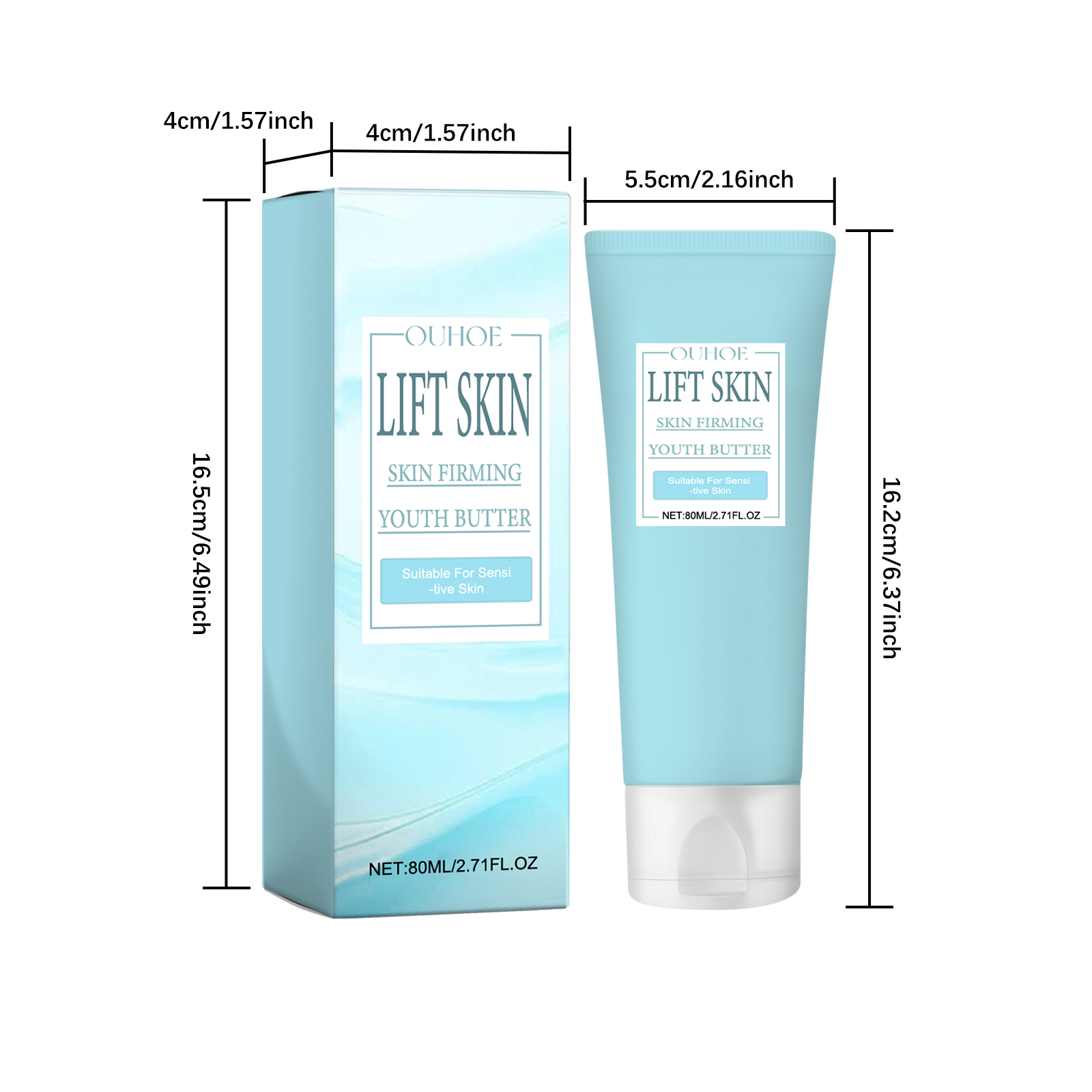 Body Firming Anti Aging Cream Wrinkle Reduction Hyaluronic Acid Niacinamide For Daily Firming And Nourishing Care