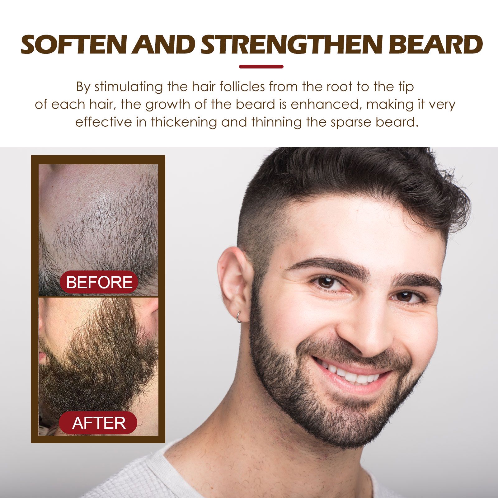 Beard Care Oil For Men Nourishing Strengthening And Softening Daily Grooming Treatment