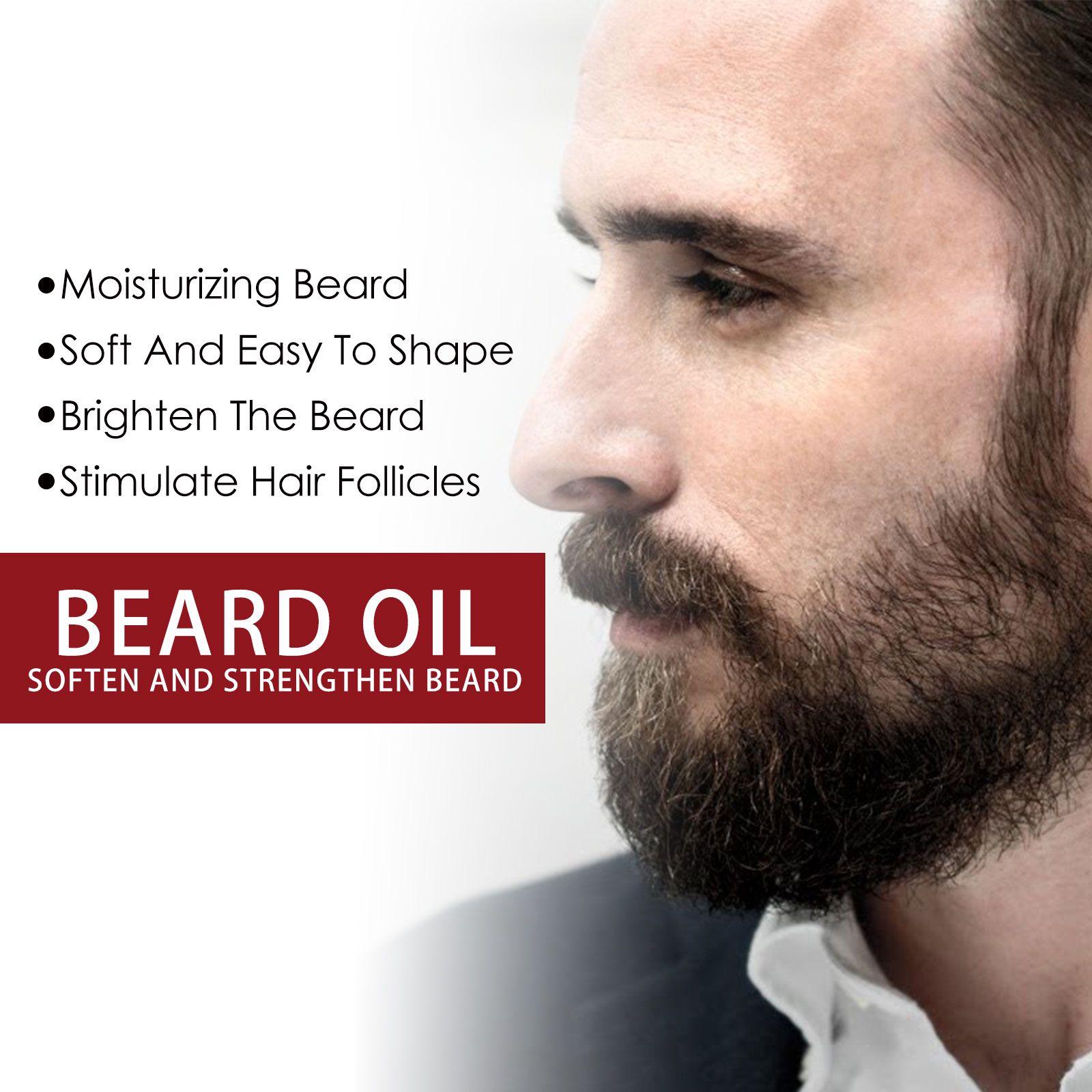 Beard Care Oil For Men Nourishing Strengthening And Softening Daily Grooming Treatment