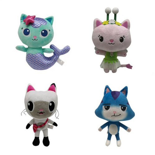 ( 4PCS/SET ) 10' Gabby's Dollhouse Pandy Plush Toy Stuffed Doll