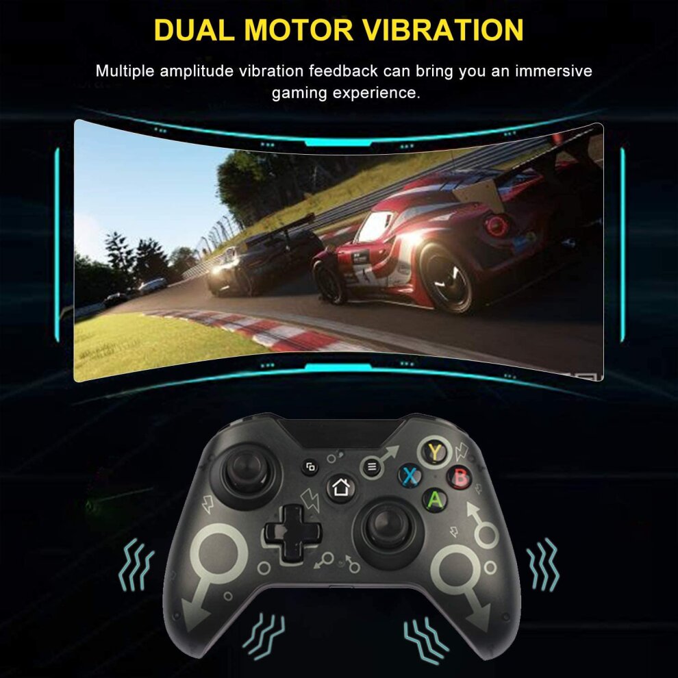 (Black) Xbox One Wireless Controller Compatible  PC/Xbox Series X/PS3