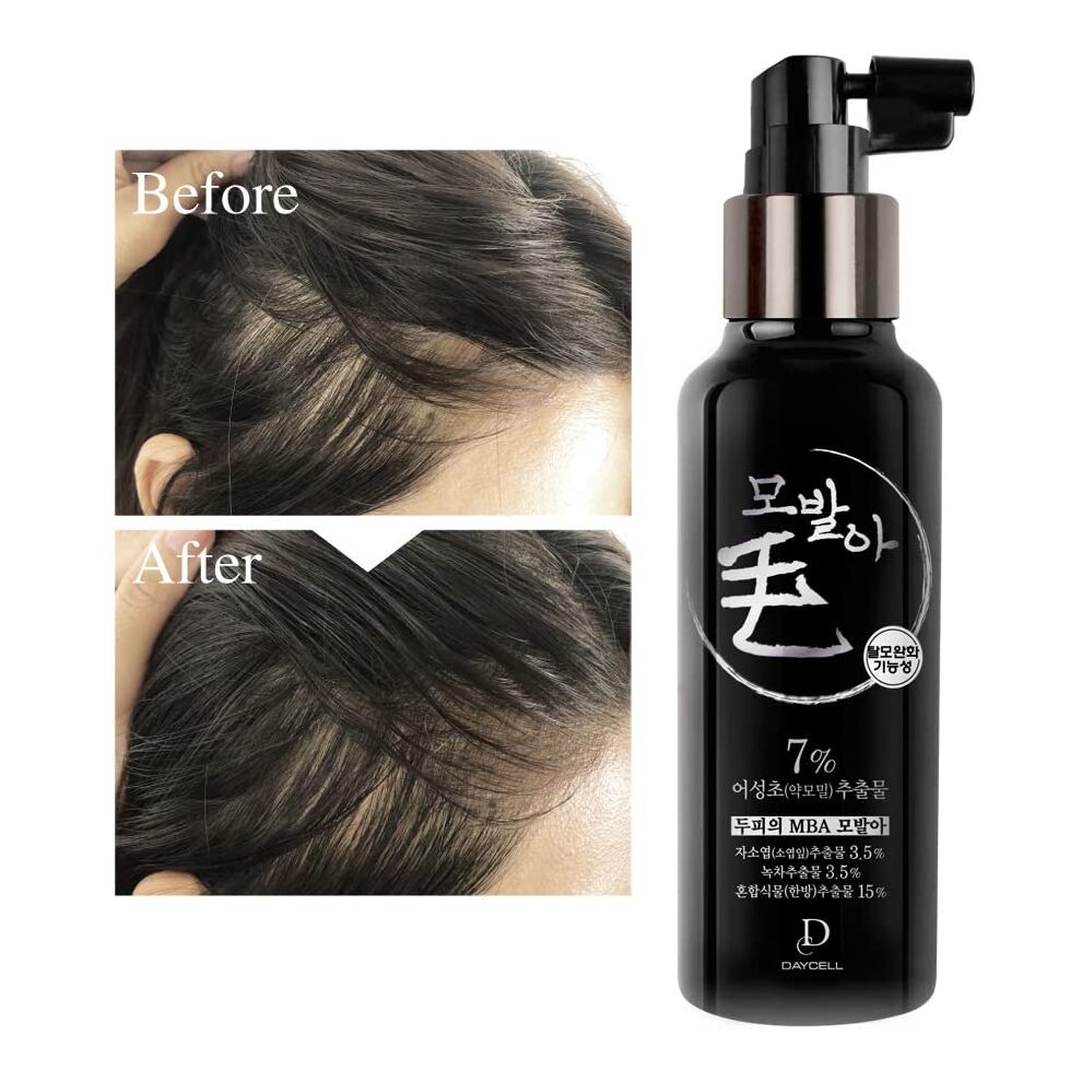 Daycell MOBALA Korean Natural Herbal Hair Repair Regrowth and Scalp Skin Dandruff Treatm for Hair Loss Prevention 150ml