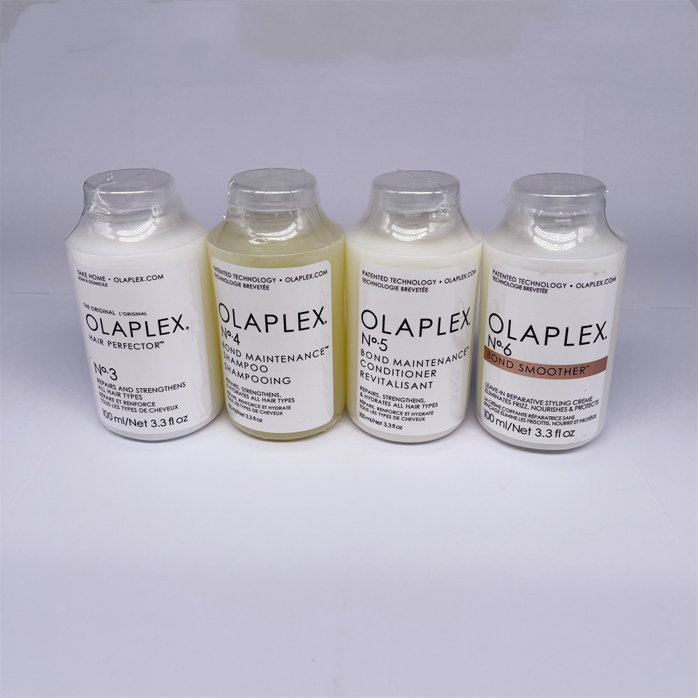 4Pcs/Set Olaplex HOLIDAY HAIR FIX Repair Dry Frizz No.3 4 5 6 Bond Perfector Stand Alone Professional Hair Treatment Hair Oil