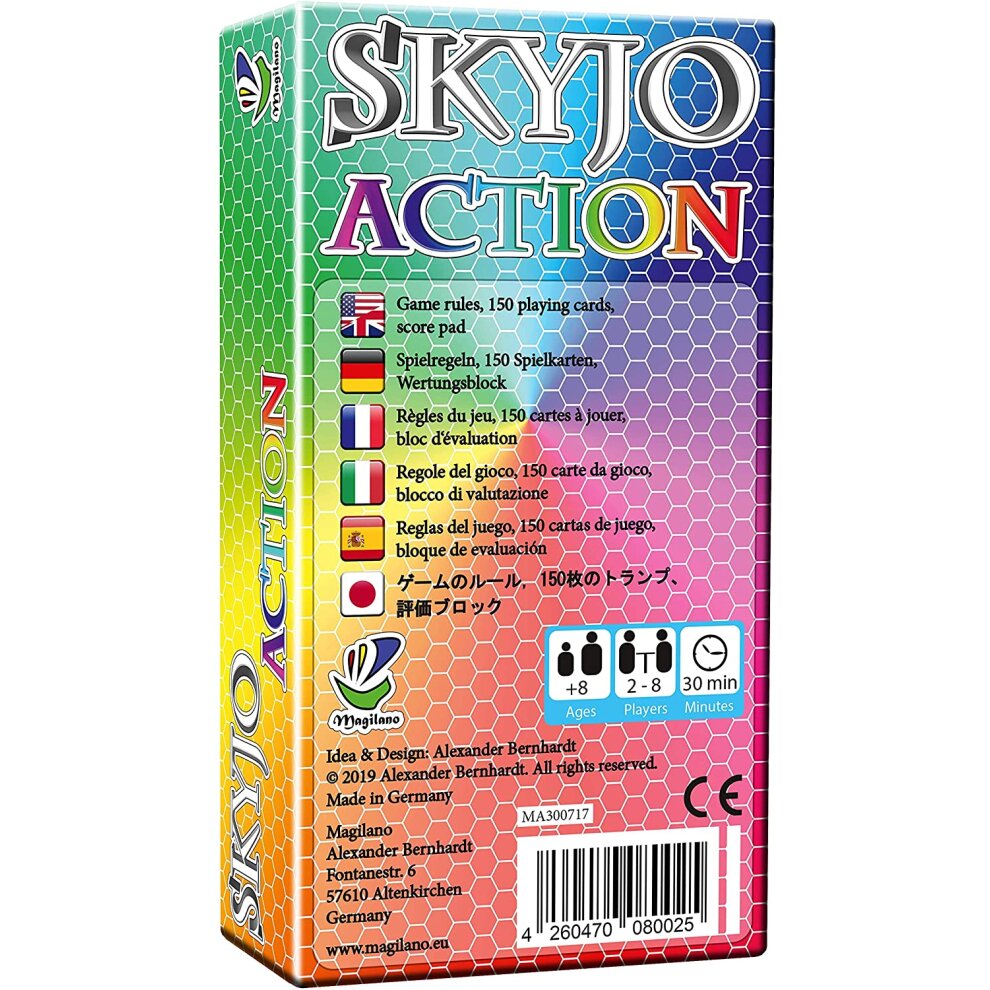 Skyjo Action By Magilano Party Game Family Board Game The Exciting Card Game For Friends And Family Ideal Game for Entertaining