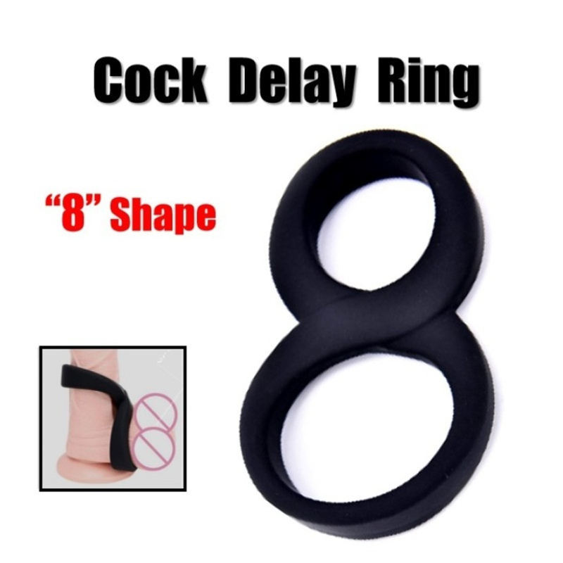 Male Cock Rings Adults Sex Toys Sexy Tool Stimulate Utensils Adult Products 8 Shape for Men Ejaculation Delay Prolong Penis Long Lasting Firmer Erection