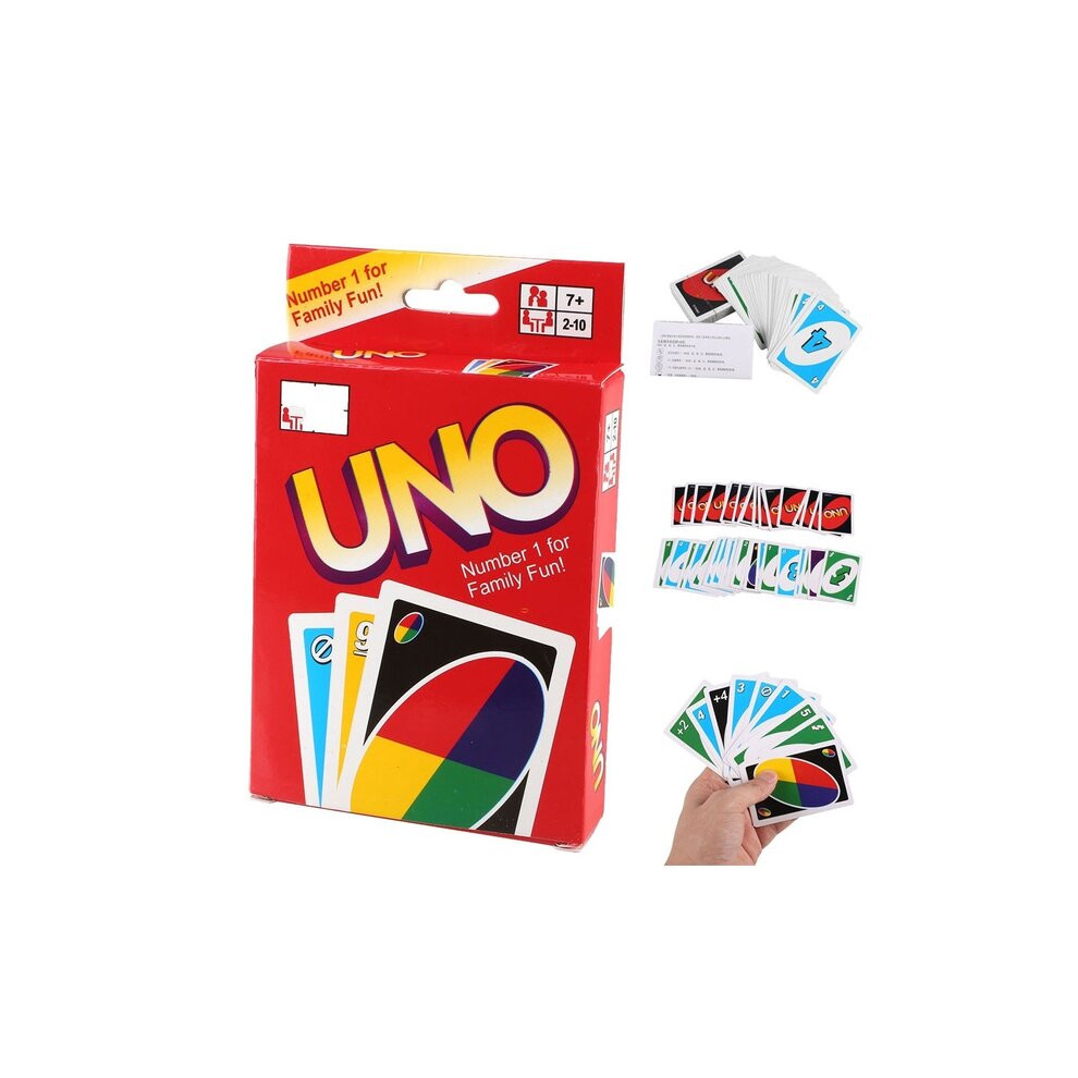 Standard UNO Cards 108 Friends Kids Children Fun Playing Board Game Kit Toy