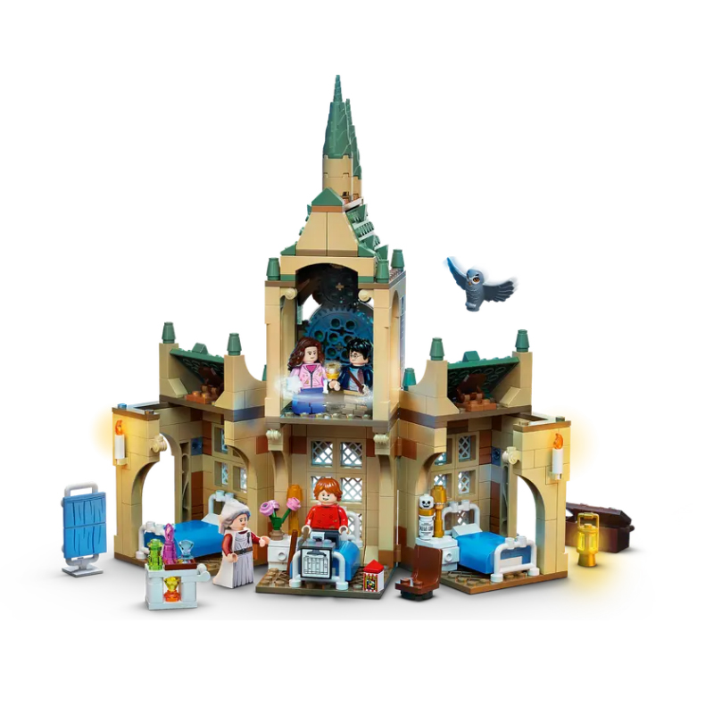 Harry Potter Hogwarts Hospital Wing Buildable Castle Toy for Kids Building Blocks Toy