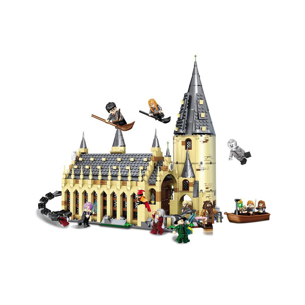Harry Potter Hogwarts Great Hall Castle Toy Gift Idea for Wizarding World Fan Building Set for Kids