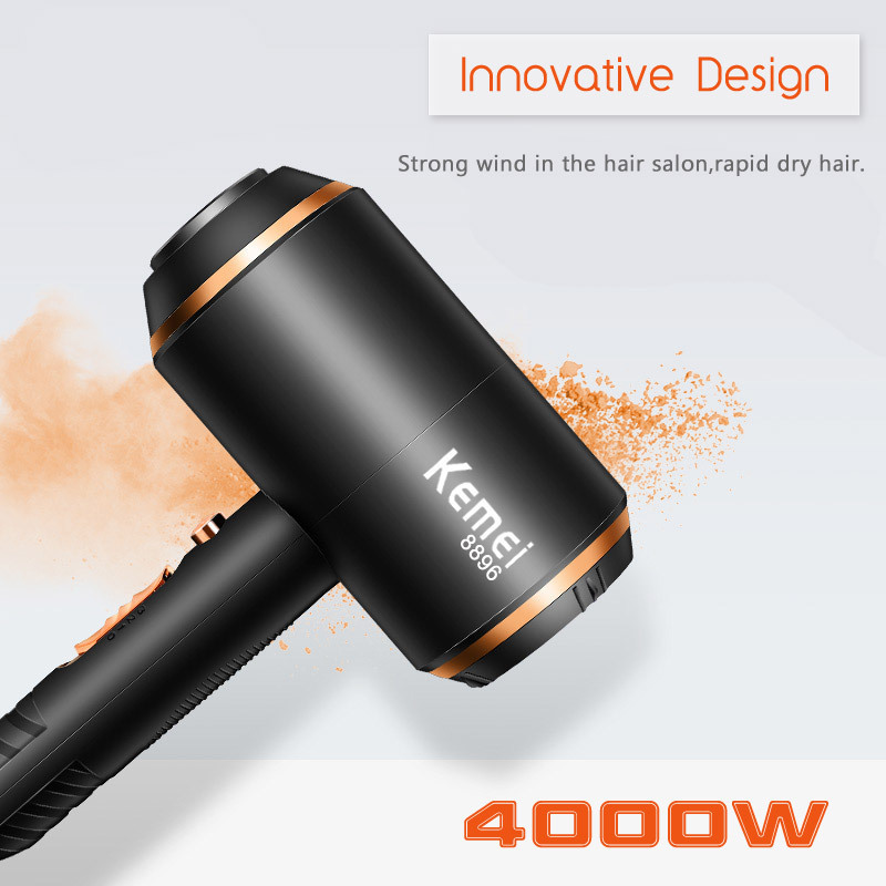 4000W Professional Hair Dryer Ionic Fast Drying Hairdryer Hair Blow Dryer with Diffuser