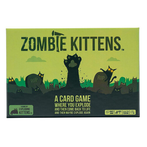 Zombie Kttens Strategy Kittens Exploding Card Game Kids Puzzle Toy