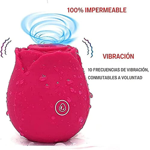 Rose For Women Mini Massager Stress Relief 10 Modes