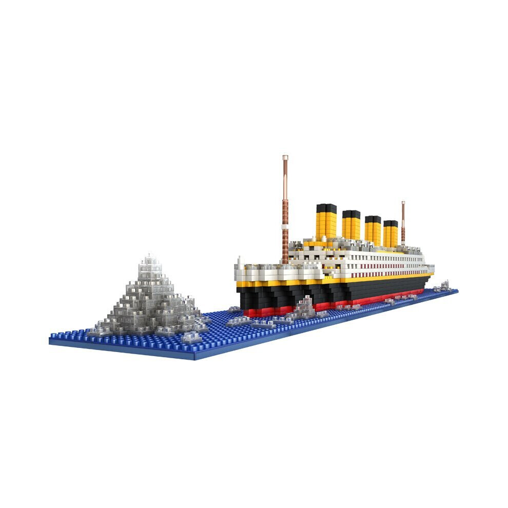 1860Pcs Titanic Shape Model Building Construction Toys Blocks Model Toys