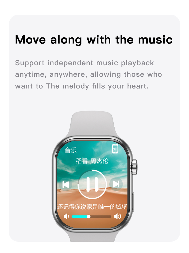 Smart Watch Series10 Mens and Womens Watch Sports Bluetooth Watch Fitness Smartwatch Bracelet for Apple lOS Android