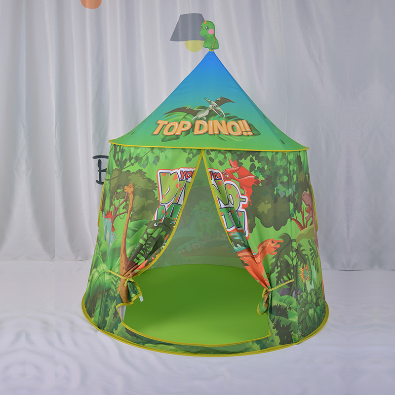 Jurassic Park Kids Folding Playhouse Jurassic Park Dinosaurs Tent Toddler House Indoor Outdoor