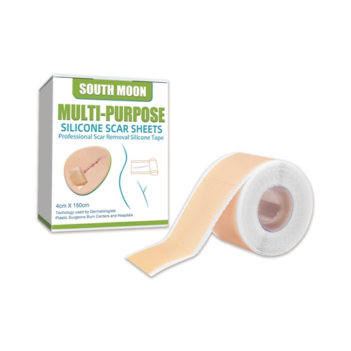 South Moon Silicone Scar Sheets Multi Purpose Self Adhesive Scar Cover Tape Removal Tape Acne Trauma Burn Scar Skin Repair Scar Patch Treatment Beauty Skin Care