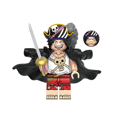 ONE PIECE Series Blocks Gild Tesoro Kuzan Roronoa Zoro Nami Shiryu Monkey D Luffy Mini Doll Anime Figures Toys