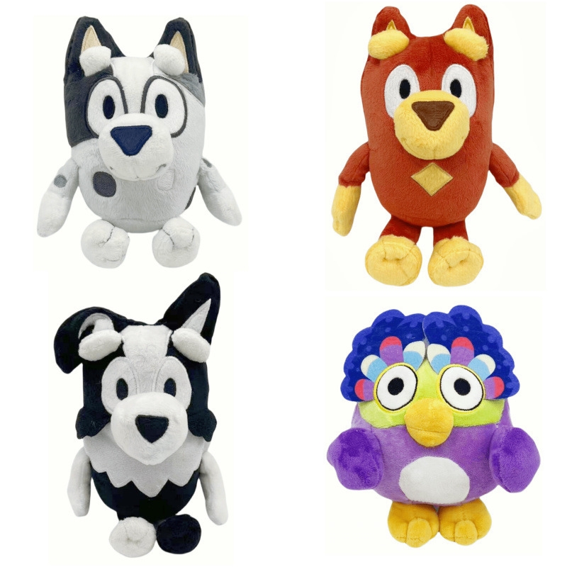 (Muffin) Bluey Character Mackenzie Rusty Muffin Plush Toy Doll Pillow Children Gifts