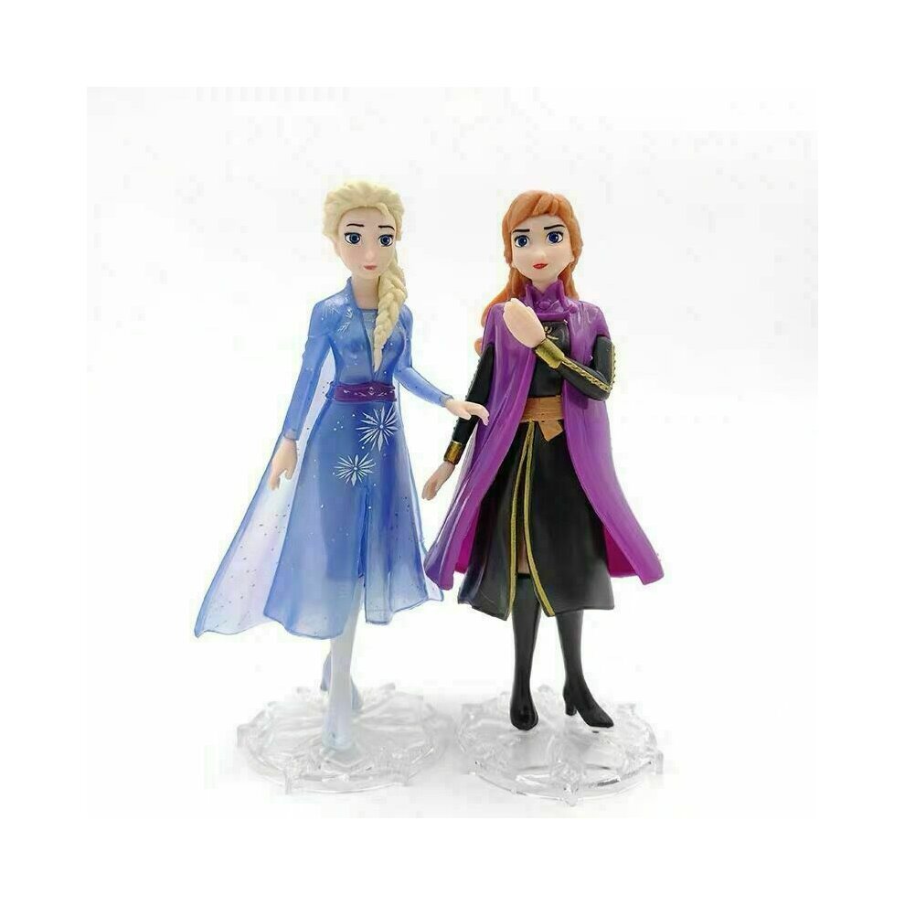 NEW For Disney Frozen Princess 2 Cake Toppers Figures Toys Elsa Olaf Anna 5Pcs