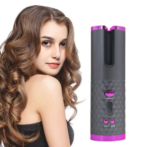Cordless Automatic Portable Hair Curlers Rechargeable