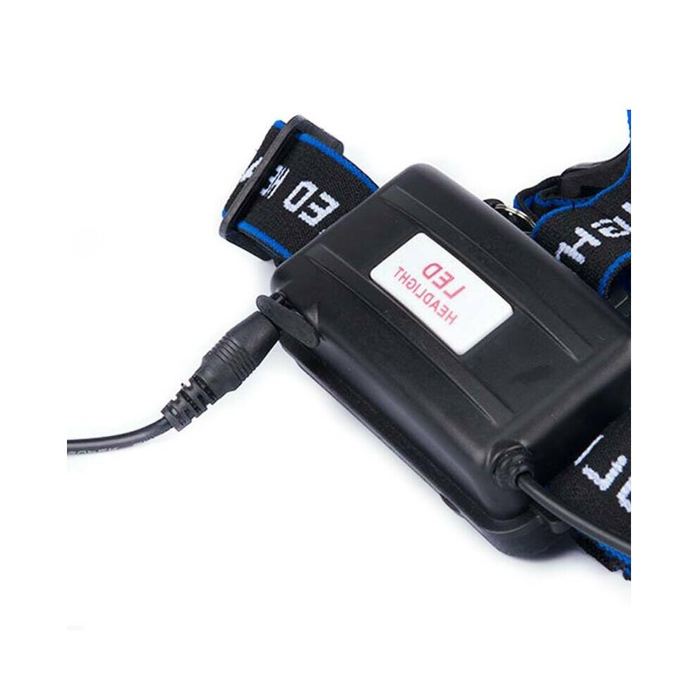 Zoom Headlamp 90000LM Rechargeable T6 LED Headlight Flashlights Outdoor Fish