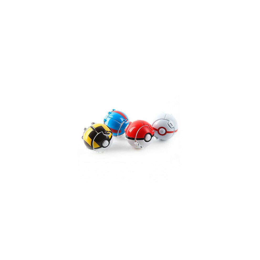 Bounce Poku00e9mon Pokeball Pop-up Fighting Toys (4pk)