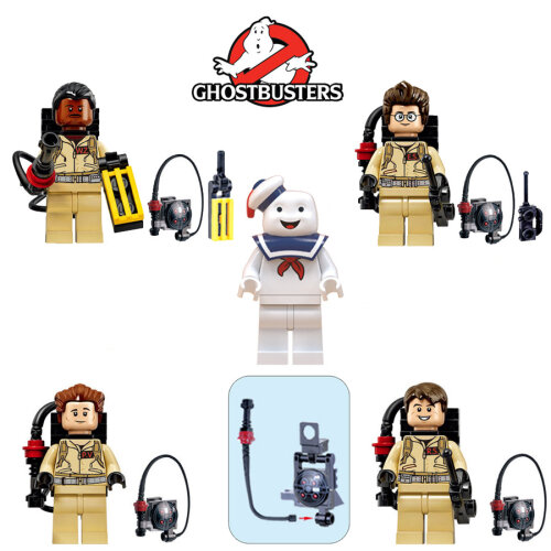 5PCS Ghostbusters Minifigures Compatible Toys Fit Lego
