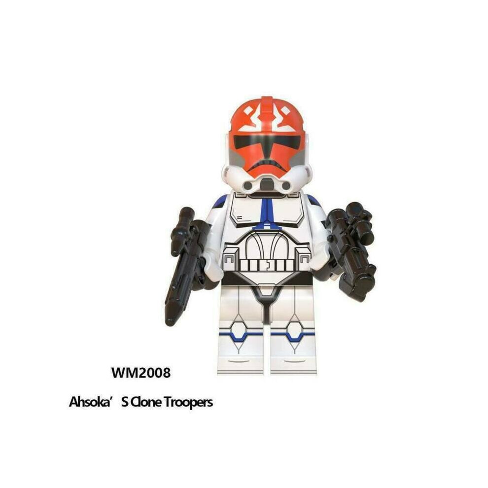Star Wars Minifigures Clone Wars Jesse Rex Cody Building Blocks with Weapons Accessories Toy Collection Mini Block Set Fit Lego Birthday Party  Room Decoration Cake Toppers