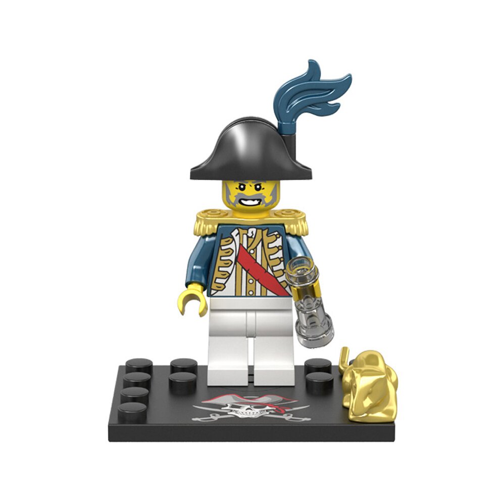 Pirates of the Caribbean Building Block Minifigures Toys Fit Lego 8PCS Action Figure with Bases Movies Fans Mini Characters Toys Collectible Stitching Figures as Party Gift for Kids Boy Girls Christmas Stockings