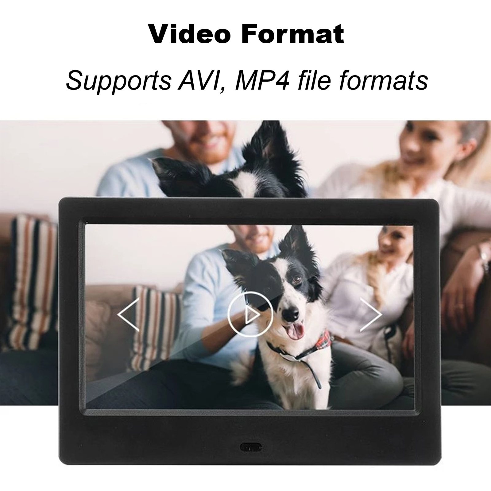 Digital Photo Frame 10 Inch Electronic Picture Frame Support USB and SD Card Photo Video Player With Remote Control New Year Birthday Christmas Xmas Gifts for Family