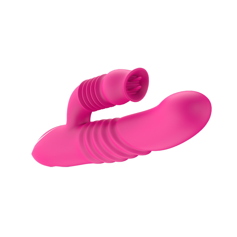 Clitoral Licking G Spot Vibrator Clitoral Tapping Rabbit Vibrator for Clit G Spot Stimulation Stimulator with 7 Modes Rechargeable Realistic Dildo Vibrator Adult Sex Toys with Heating for Women and Couple