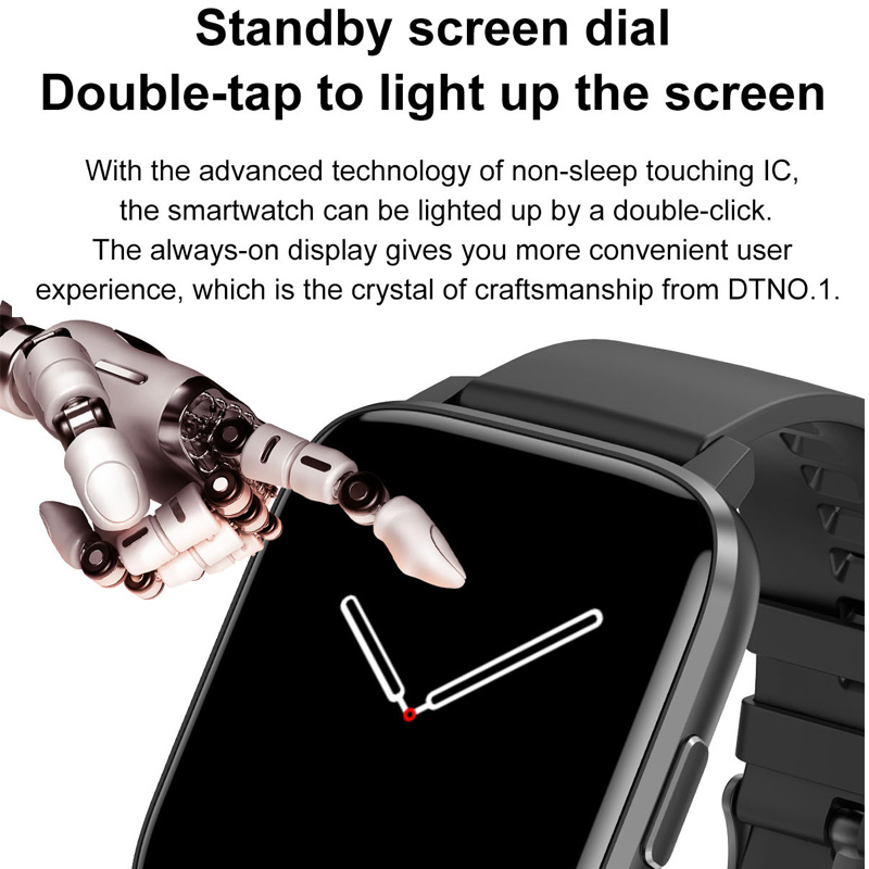 (Grey) Couple Smart Watch Anniversary Birthday Gift Surprise GPS Tracker SmartWatch 2023