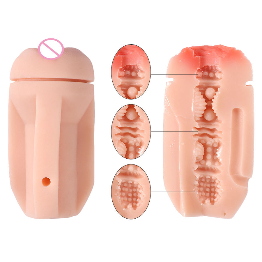 Sexua Masturbator Electronic Adult Toys 3D Realistic Lifelike Silicone Massager Masturbation Cup Virgin Pocket Pussy Oral Sex Toy Magic Vibrator For Man