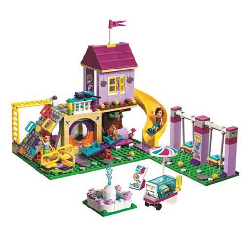 Girls Friends Heartlake City Playground Building Blocks Bricks Education Toys For Girls