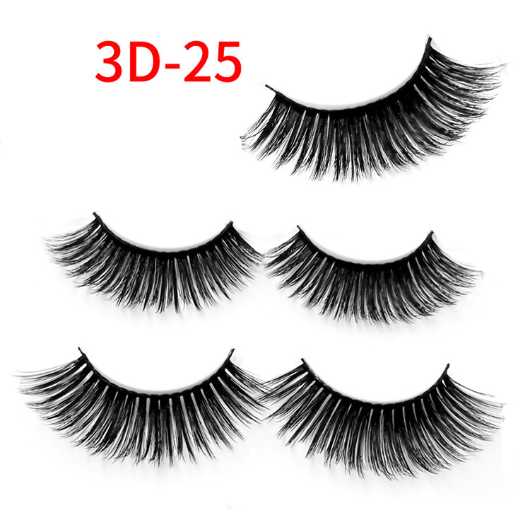 (3D~22) False Eyelashes Curling Fake Lashes for Women 3D Natural Extension Long Fashion Sexy Party Makeup Beauty Tools 9 pairs
