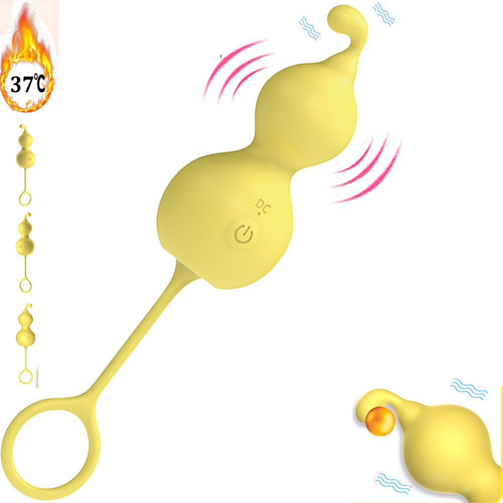 G Spot Vibrators Egg Sex Toys Magic Vaginal Massager Erotic Adult Toys Electric Sex Machine Heating Clitoris Stimulator Exercise Kegel Ball for Female