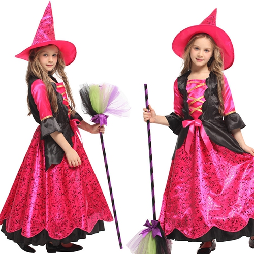 Costumes Witch Costume Kids Halloween Costumes For Girls Toddler Scary Kids Witch Costume For Girls