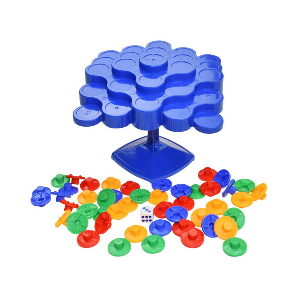 Adults Kids Toys Balanced Topta Jenga Tip Topple Strategy Balancing Family Party Board Game Toys XMAS Gift